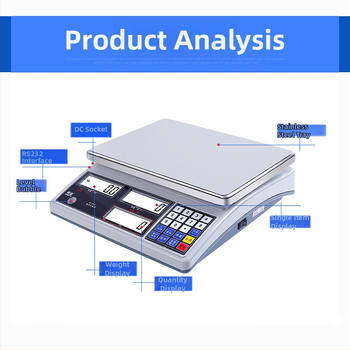 Botu BT419 elektronička plošna vaga, raspon 0–30 kg, funkcija brojanja težine, elektroničko mjerenje