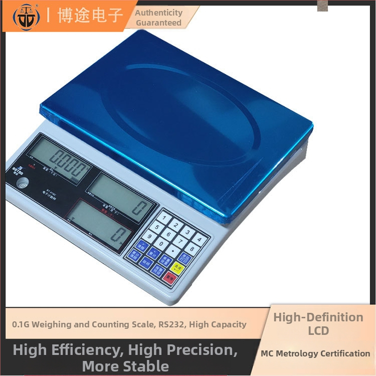 Botu BT419 elektronička plošna vaga, raspon 0–30 kg, funkcija brojanja težine, elektroničko mjerenje