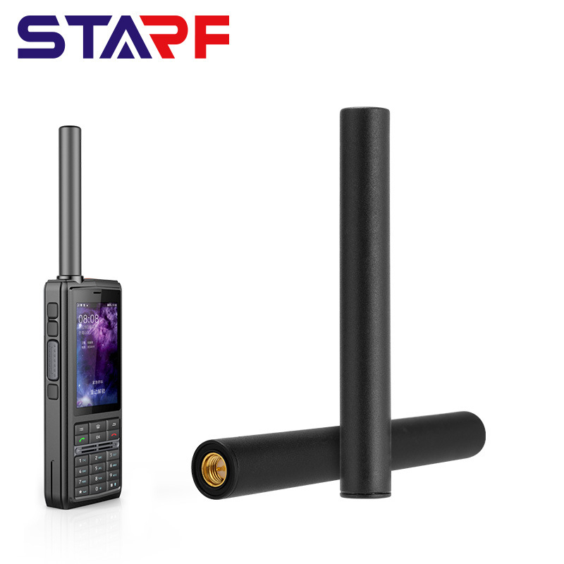 STARF-SBD-01 S-pojas Tiantong ručna satelitska antena; frekvencijski raspon: gore 1980–2010 MHz, dolje 2170–2200 MHz; dobitak 3.5 dB pri 90°, 1.5 dB pri 35°; impedancija 50 Ω; SWR ≤ 1.5; aksijalni omjer ≤ 3 pri 90°
