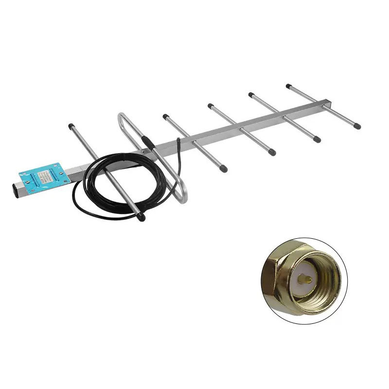 Yagi antena, 6 elemenata, 433-470 MHz, 11 dBi, kabel s konektorom