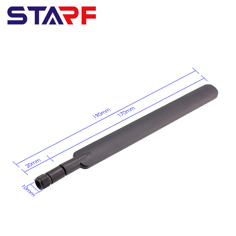 Unutarnja antena LoRa/LoRaWAN, 5 dBi, RP-SMA muški konektor, 915–2600 MHz, 50 Ω, VSWR ≤1,5
