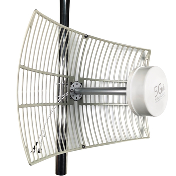 Schlepp 5G mrežasta i parabolična antena, raspon 600–6000 MHz, dobitak 2×30 dBi