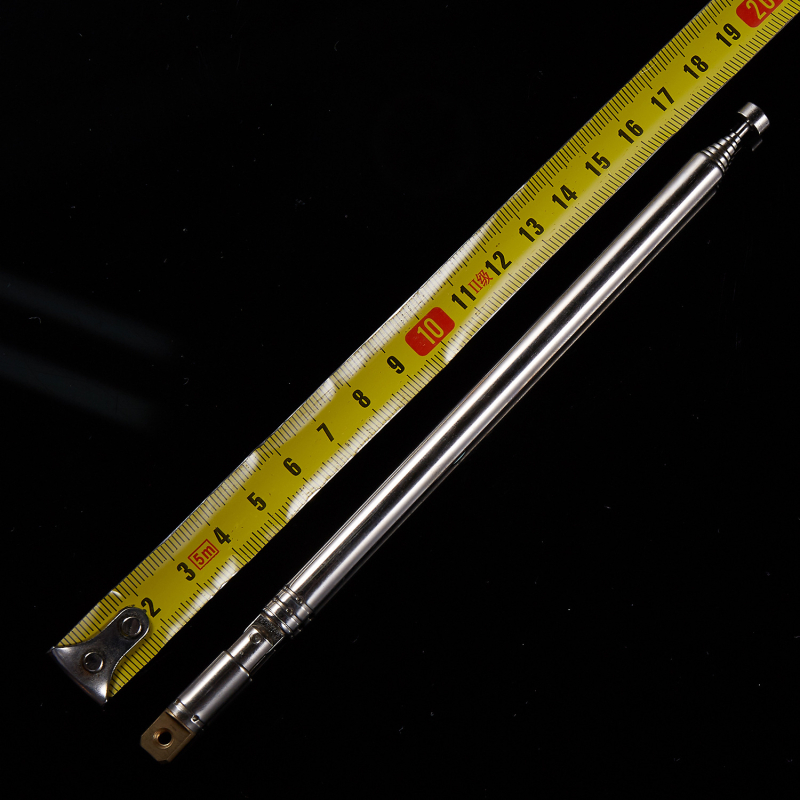 GPS antena od nehrđajućeg čelika, teleskopska cijev YC-1; dobitak 2 dBi; raspon frekvencija 80–108 MHz; impedance 50 Ω; SWR ≤ 1.5; napajanje 50 V