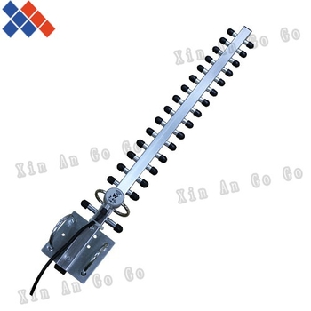 Vanjska usmjerena Yagi antena za Wi‑Fi 2,4 GHz, 16 elemenata, dobitak 25 dBi, impedancija 50 Ω, VSWR ≤ 1,5