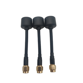 Antena ciupercă, polarizare circulară, 5,5–5,8 GHz, impedanță 50 Ω, câștig 5 dB (VSWR ≤ 1,5)