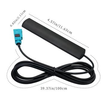 GSM/4G patch antenna, 5 dB, 50 Ω, 824–2170 MHz, SWR ≤1.5, 5 V, FAKRA csatlakozó, 3M ragasztó