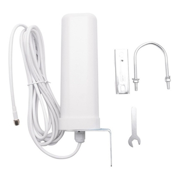 Antena Gun Barrel pentru Router/Modem 3G/4G LTE, Interior/Exterior, 12 dBi câștig, intervalul de frecvențe 698–4900 MHz, 50 Ω, SWR ≤ 1.5, 5 V