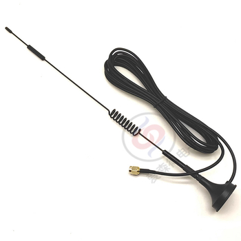 Vanjska uspravna 4G LTE antena s usisnim držačem, dobitak 5, 50 Ω, raspon frekvencija 433–2700 MHz, SWR ≤1.5