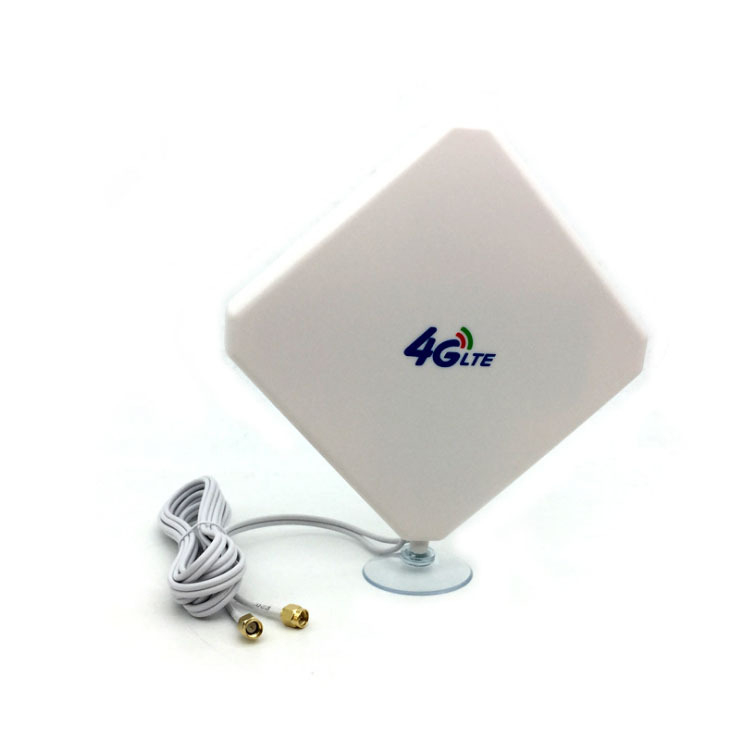 4G/LTE visokog pojačanja antena za usmjerivače i tablete, 35 dBi, 700–2700 MHz, 50 Ω, SWR ≤1.5, SMA/CRC9/TS9 priključci