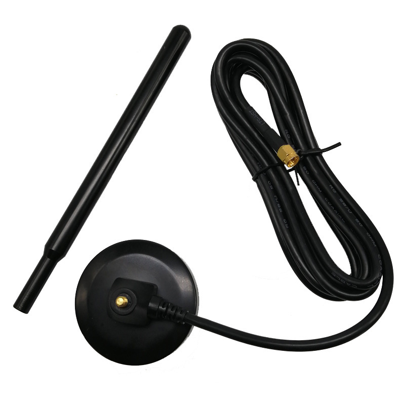 4G LTE antena s usisnim držačem – visoki dobitak 7 dBi, SMA priključak, RG58U, 50 Ω, VSWR ≤ 1,5