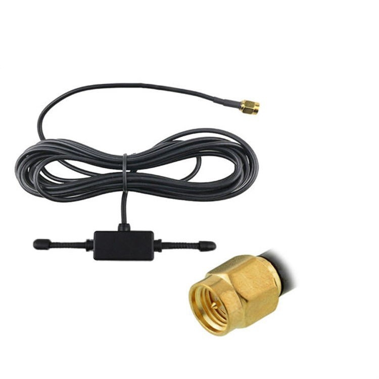 433 MHz rog antena, T-oblik SMA patch prijemno-sender antena za bežični modul pametnog doma (3 dBi, 50 Ω, VSWR ≤ 2, 5 V)