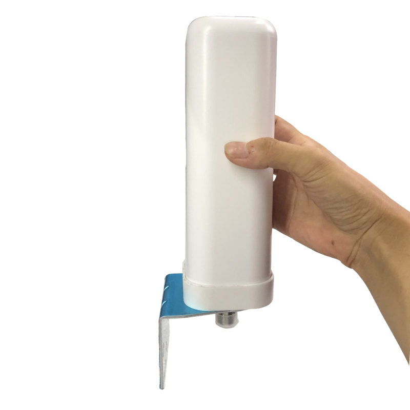 Vanjska antena s cijelim pojaseva, vodootporna, 2G/3G/4G/5G, cijevnog oblika (gun-barrel), 50 Ω, SWR ≤ 1.8, dobitak 12 dBi