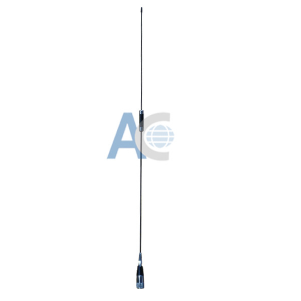 Antena whip omnidirecțională 136–174 MHz, UHF/VHF, 50 Ω, 5 dBi, SWR ≤ 2.0