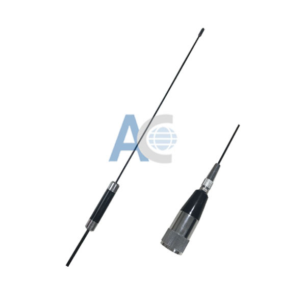 Antena whip omnidirecțională 136–174 MHz, UHF/VHF, 50 Ω, 5 dBi, SWR ≤ 2.0
