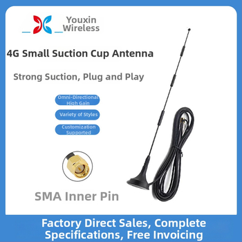 4G anténa so sákovým uchom, omnidirekčná vysoký zisk 10 dBi pre router a sieťovú kartu, 700–2700 MHz, 50 Ω, SWR <= 1.5, 3–5 V