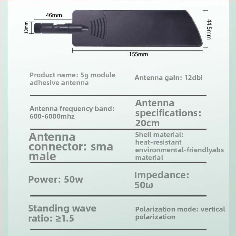 JB026 4G/5G usmjerivač s omnidirekcijskom sklopivom antenom, dobitak 10 dB, raspon 2.4–5.8 GHz, SMA konektor