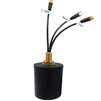Antena personalizată 3 în 1 pentru 2.4G/5G, GPS, Beidou și WiFi; cablu feeder RF 1,5 m (customizabil); SWR ≤ 1,5; interfață SMA (masculin/feminin) sau IPEX de primă generație