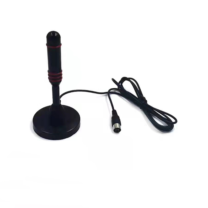 Antena TV HDTV pentru interior cu amplificator USB activ, recepție ATSC/UHF/VHF, montaj cu ventuză