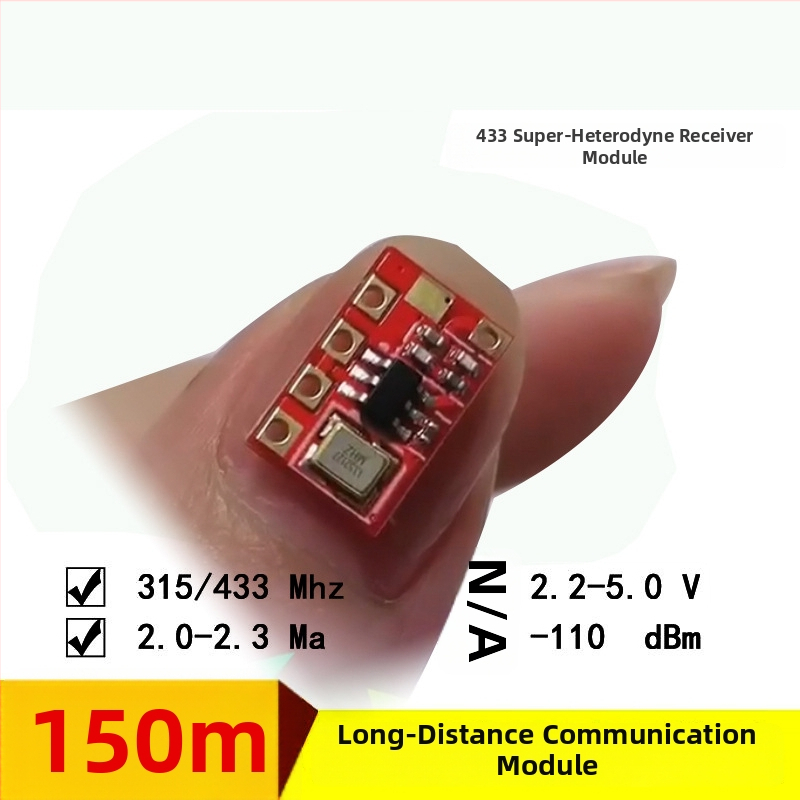 RF uztvērēja modulis 433/315 MHz – seriālā RF komunikācija, tālvadība, Open Billion Electronics