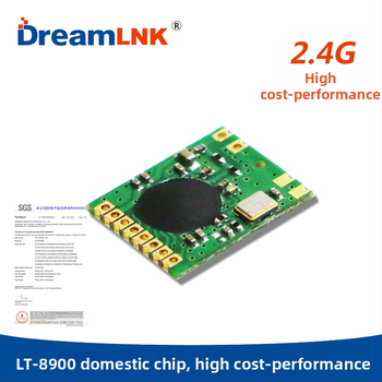 DreamLnk LT8900 2,4 GHz bezvadu transceiver modulis attālinātai vadībai – modulācijas: GFSK/2-FSK/OOK; atbalsta pielāgotu protokolu