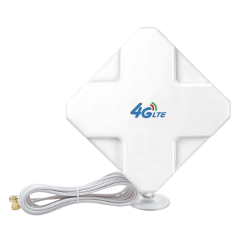 Belső használatra szánt 4G LTE antenna WiFi-routerhez, 35 dBi nyereséggel, frekvenciasáv 1880-2700 MHz, 75 Ω, SWR <=1.5, 3-5 V