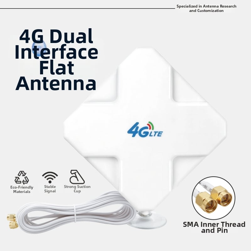 Belső használatra szánt 4G LTE antenna WiFi-routerhez, 35 dBi nyereséggel, frekvenciasáv 1880-2700 MHz, 75 Ω, SWR <=1.5, 3-5 V