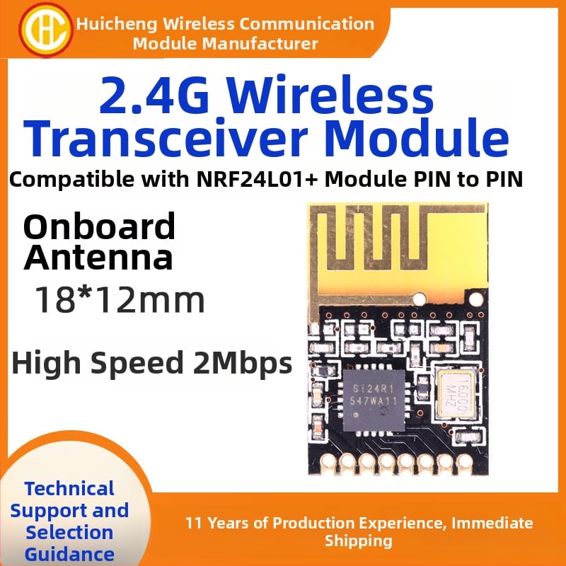 Bezvadu tālvadības modulis — 2.4G, SI24R1, rūpnieciskās kvalitātes
