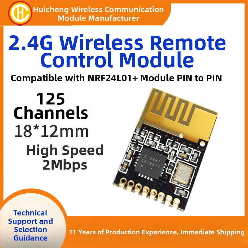 Bezvadu tālvadības modulis — 2.4G, SI24R1, rūpnieciskās kvalitātes