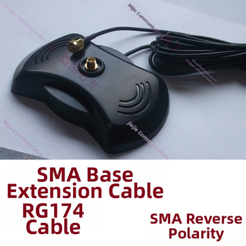 SMA antenas pagarinājuma kabelis ar SMA vīriešu un sieviešu savienotājiem, RG174 RF koaksiālais kabelis, 50 Ω, pielāgota garums
