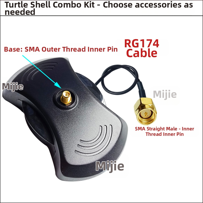 SMA antenas pagarinājuma kabelis ar SMA vīriešu un sieviešu savienotājiem, RG174 RF koaksiālais kabelis, 50 Ω, pielāgota garums