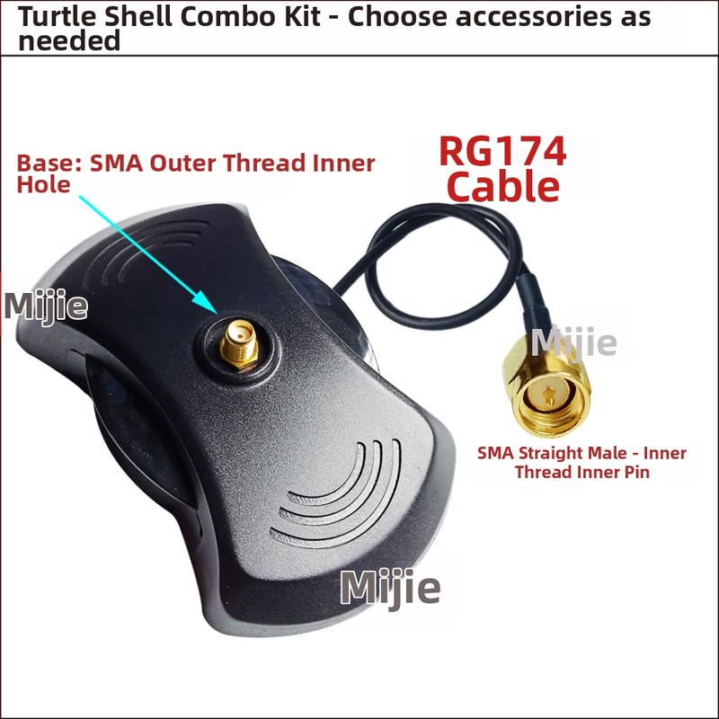 SMA antenas pagarinājuma kabelis ar SMA vīriešu un sieviešu savienotājiem, RG174 RF koaksiālais kabelis, 50 Ω, pielāgota garums