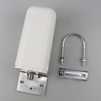 Vanjska omnidirekcijska barrel antena za usmjerivače, vodootporna, visok dobitak; raspon frekvencija 698–6000 MHz, 12 dBi, impedancija 50 Ω, SWR ≤ 1.5, SMA priključak.