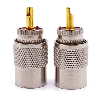 10 kom UHF muški PL259 RF konektor za RG58/RG8 kabele, bakreni izolator, automobilska upotreba