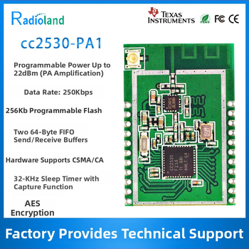 ZigBee CC2530 modulis, patch tipu, ilgs darbības diapazons bezvadu RF seriālais passthrough, ad hoc tīkla vadība