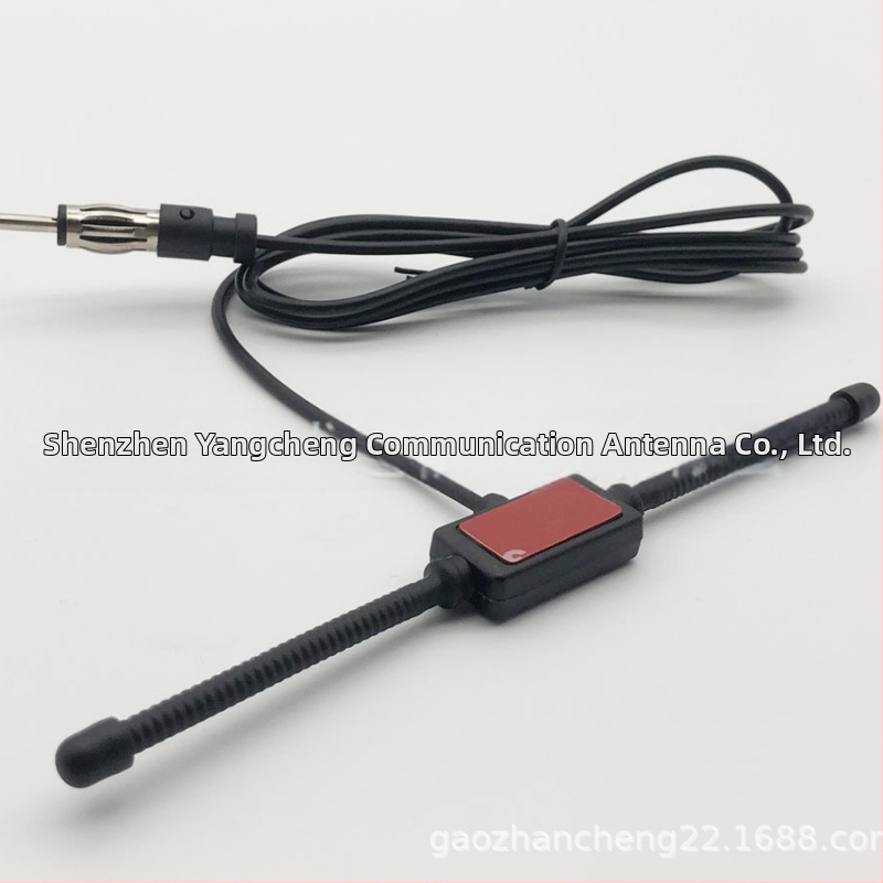 FM/AM automobiļu antena ar savienotāju, patch antena, modelis YCP-1718-5, SWR ≤ 1.5