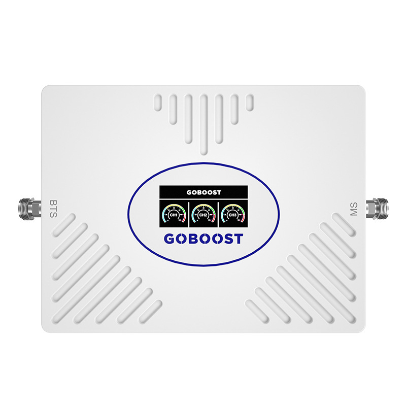 GOBOOST cellás jelerősítő 2G/3G/4G, modell 24C44Q22V917, lefedettség 100–3000 m², alkalmas villához, bérleményhez, alagsorhoz, irodához