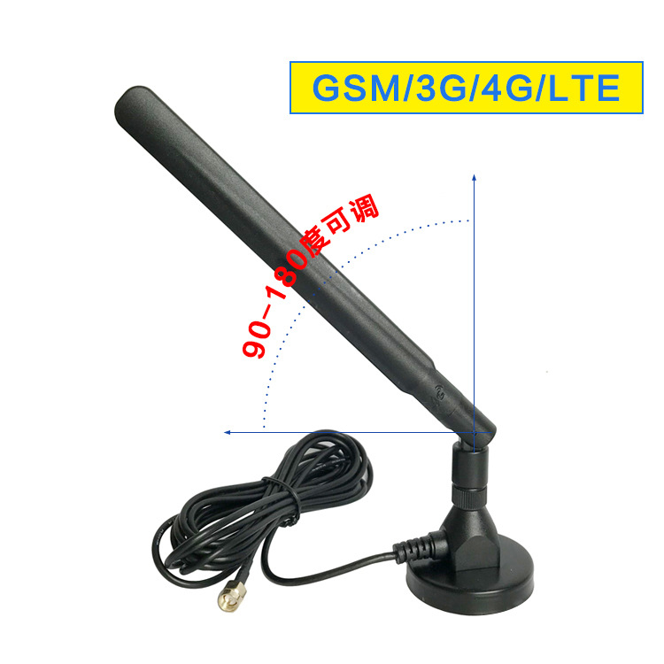 Chenyuxin vanjska usisna antena za NB modul i bežični usmjerivač, kompatibilno LTE/3G/2G, 3,1 m kabel, SWR ≤1,5