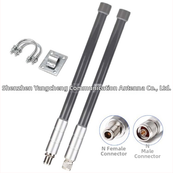 Sklolaminátová anténa pre vonkajšie použitie, multiband 868/915/433 MHz, vodotesná, prispôsobiteľný N konektor, 50 Ω, zisk 3–12 dBi, VSWR ≤1.8