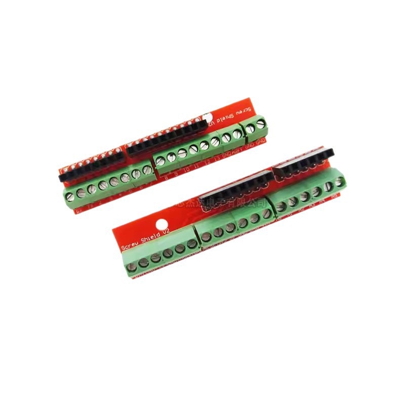 Screw Shield V2 Πίνακας επέκτασης τερματικών, διπλό σετ, συμβατός με Arduino UNO R3