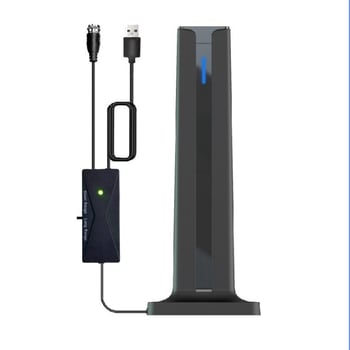 4K TV antena - vidaus, didelis signalo stiprinimas, DVB-T/ATSC/ISDB-T, diapazonas iki 120 mylių