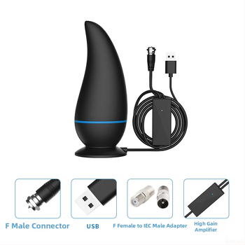 Antuko vnútorná/vonkajšia TV anténa, DVB-T2 HDTV, DTMB kompatibilný, HD digitálny príjem televízie