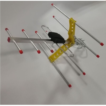 Vonkajšia smerová Yagi anténa pre príjem pozemných televíznych signálov, bez káblu