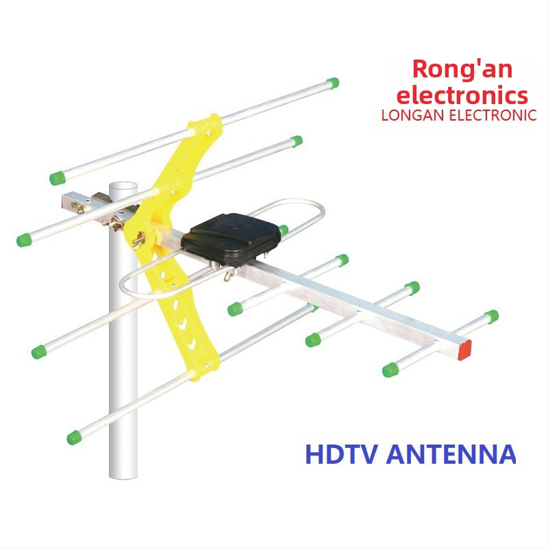 Vonkajšia smerová Yagi anténa pre príjem pozemných televíznych signálov, bez káblu