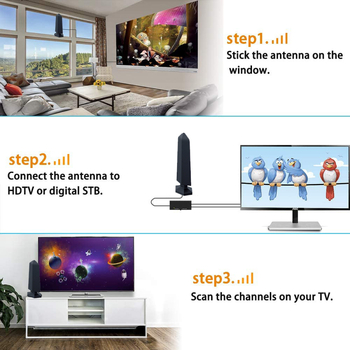 AH-LINK TV antena ATSC/DTMB za prijem HDTV i digitalne TV