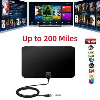 BestLink unutarnja TV antena, pojačanje 20 dB, raspon frekvencija 174–240/470–862 MHz, ulazna impedancija 75 Ω, F-type konektor, kabel 3.7 m