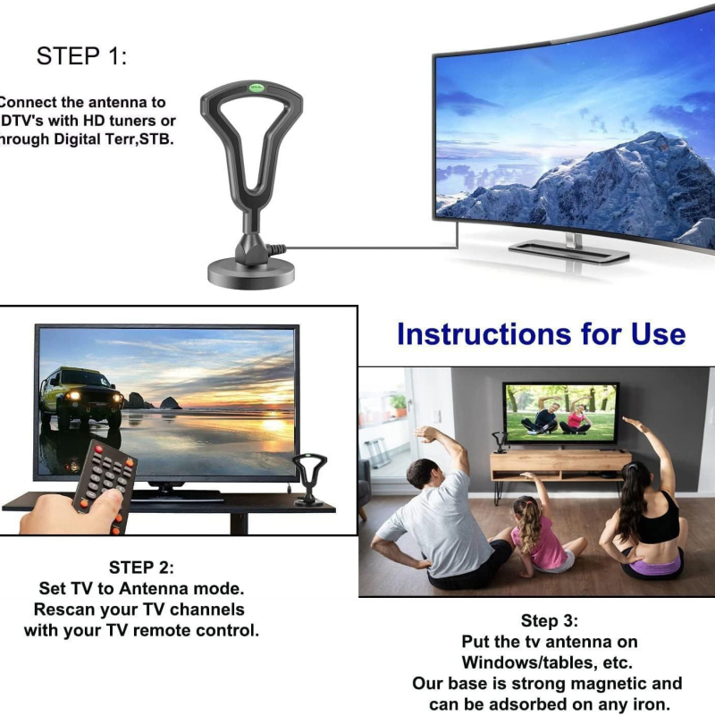 Aiken borui DTMB digitalna TV antena za kućnu upotrebu, terestrijalna antena