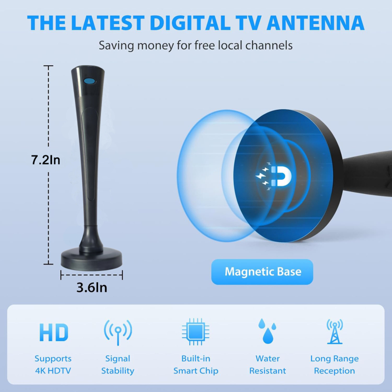 DTMB digitális TV antenna beltéri és kültéri használatra – HD földi vétel