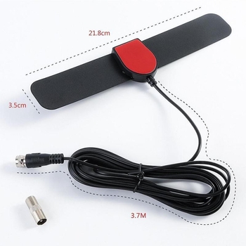 Unutarnja DVB-T2/DTMB TV antena, mini dugačka trakasta antena, dobitak 25 dBi, raspon frekvencija 470–862 MHz, impedancija 75 Ω, SWR ≤ 1.5