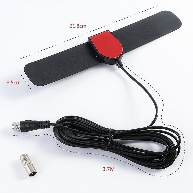 Unutarnja DVB-T2/DTMB TV antena, mini dugačka trakasta antena, dobitak 25 dBi, raspon frekvencija 470–862 MHz, impedancija 75 Ω, SWR ≤ 1.5