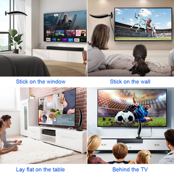 Unutarnja TV antena s 28 ziskom, raspon frekvencija 170–230/470–862 MHz, impedancija 75 Ω, SWR ≤ 2.0